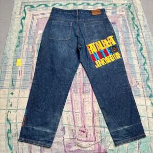 Fubu Platinum Fat Albert And The Junkyard Gang Vtg Mens Jeans Size 38x32